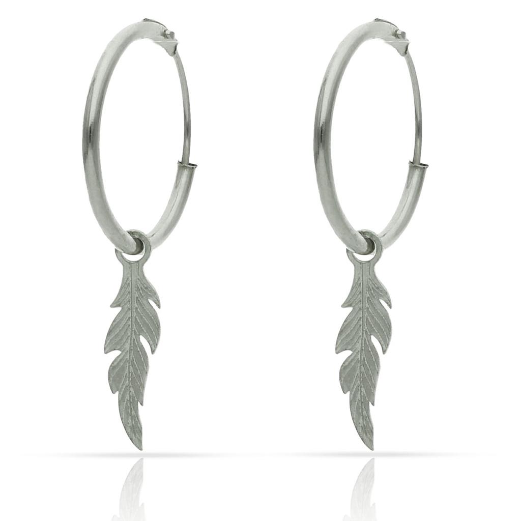 AROS PLATA 925MM PLUMA - 12MM