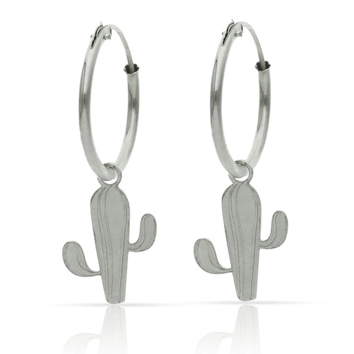 [AG1738] AROS PLATA 925MM CACTUS - 12MM