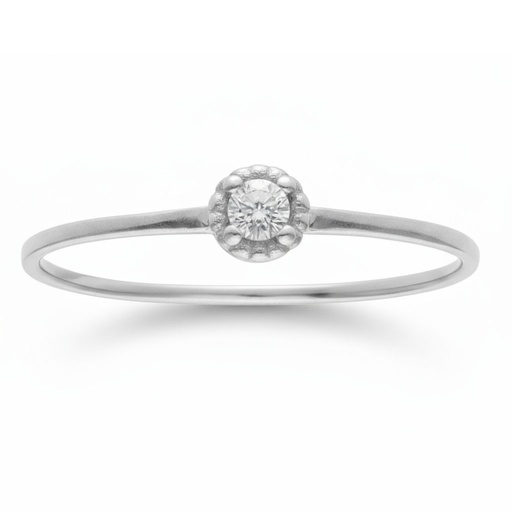 SORTIJA ORO BLANCO 18KL DIAMANTE