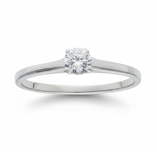 SORTIJA ORO BLANCO 18KL DIAMANTE