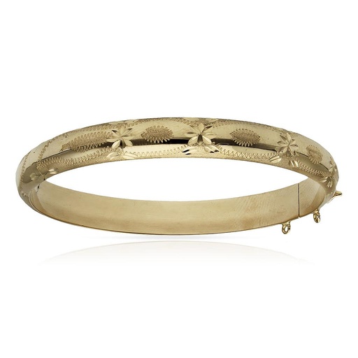 CAÑA ORO 18KL TALLADA ESTRELLA - 8MM