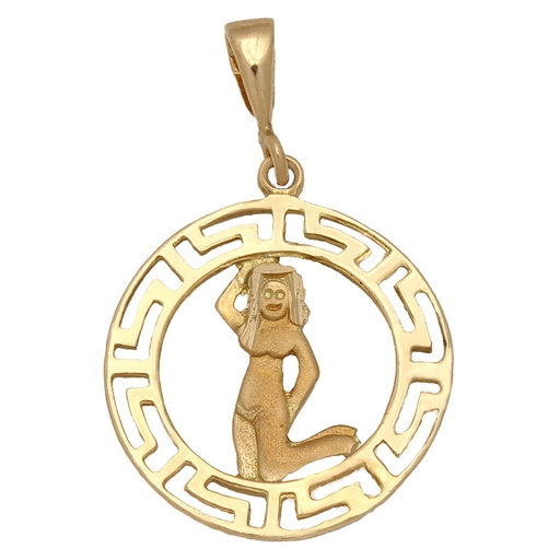[GL89] COLGANTE ORO 18KL HOROSCOPO VIRGO