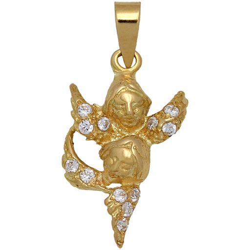 [GL37] COLGANTE ORO 18KL HOROSCOPO GEMINIS