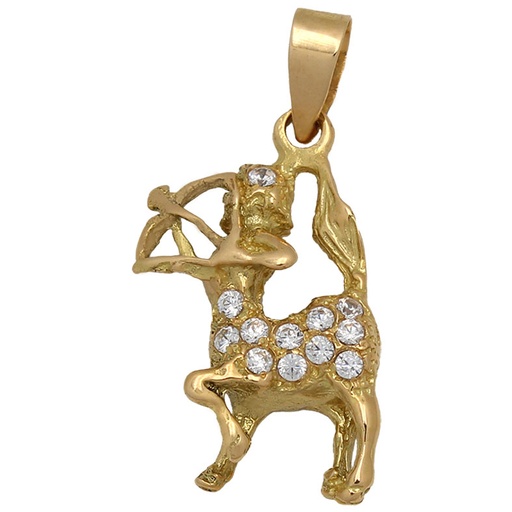 [GL43] COLGANTE ORO 18KL HOROSCOPO SAGITARIO