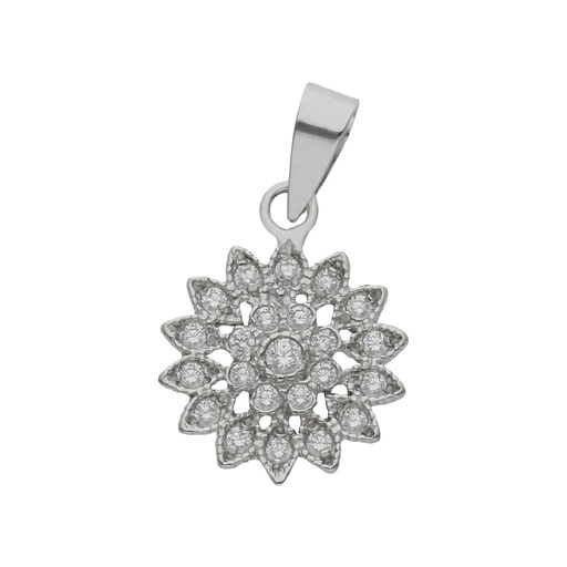 [GL73] COLGANTE ORO BLANCO 18KL SOL