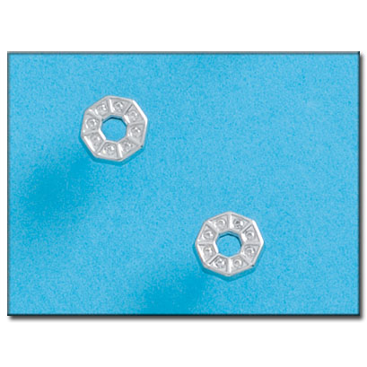 [P76A] PENDIENTES ORO BLANCO 18KL