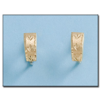 [P18A] PENDIENTES ORO 18KL TALLADOS