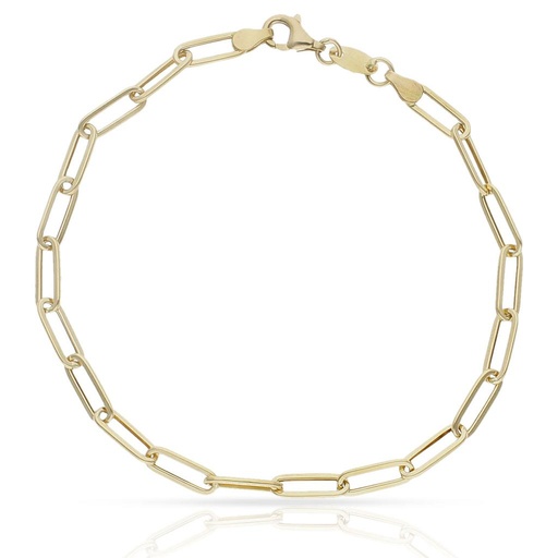 [PU1419] PULSERA ORO 18KL ESLABONES OVALADOS - 4MM