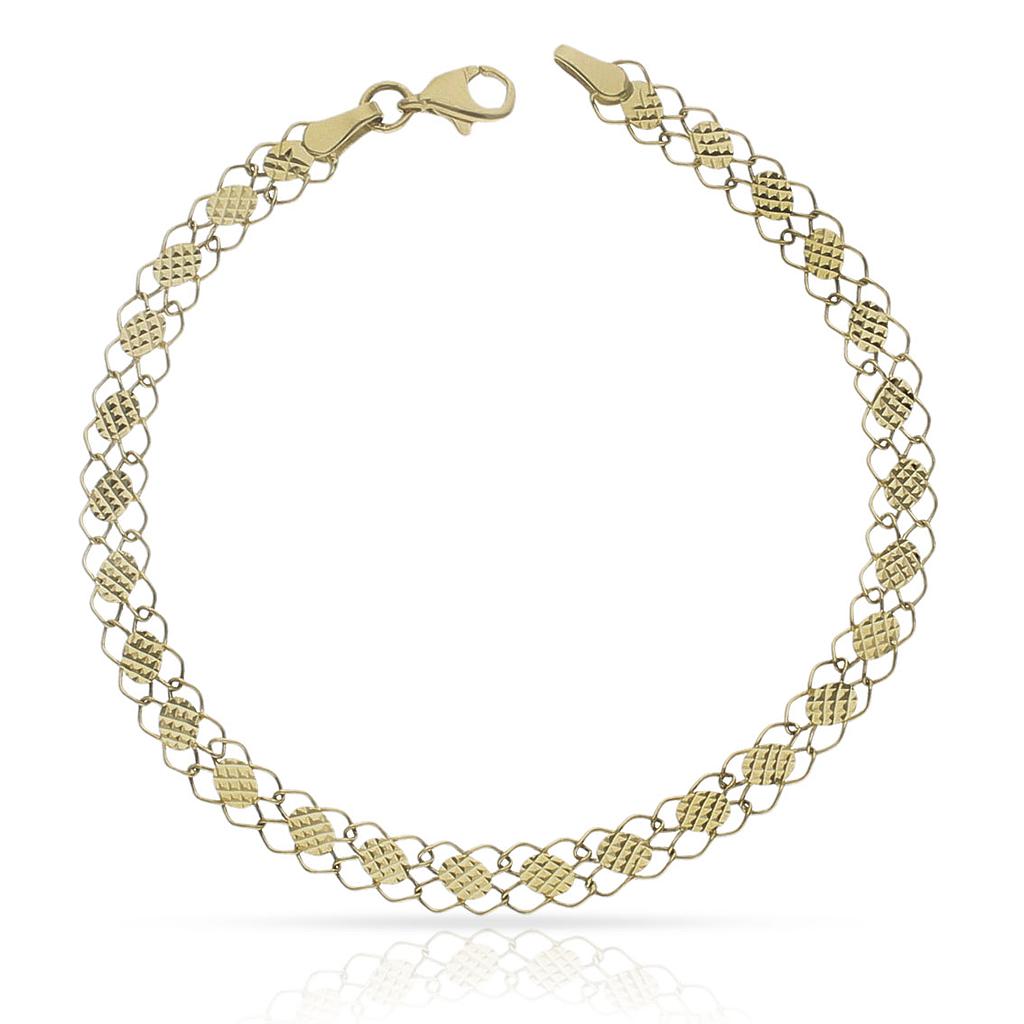 PULSERA ORO 18KL TALLADA - 5MM