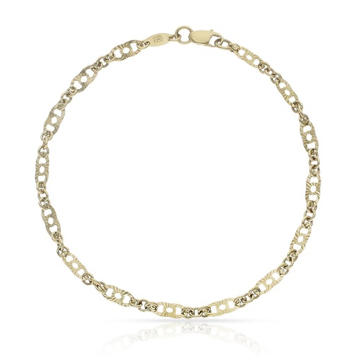PULSERA ORO 18KL TALLADA - 3.50MM