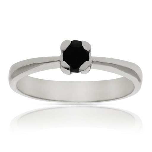 SORTIJA ORO BLANCO 18KL ZAFIRO FINO