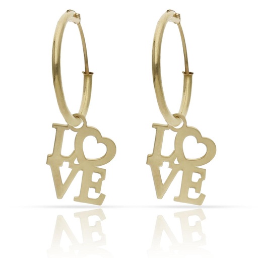 [P1534] AROS ORO 18KL - LOVE