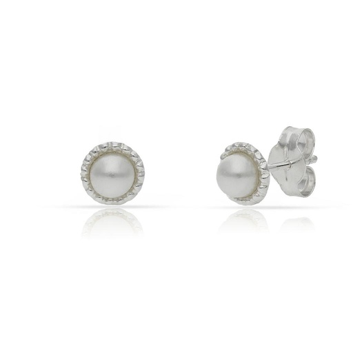 [AG1692] PENDIENTES PLATA 925MM PERLAS - 5.50MM
