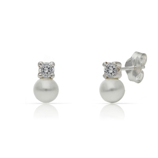 [AG1672] PENDIENTES PLATA 925MM PERLAS