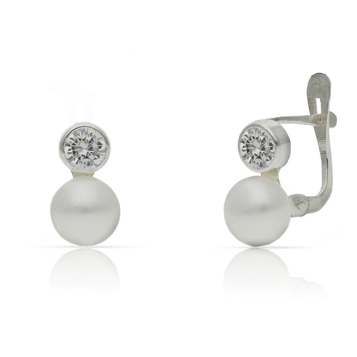 [AG1673] PENDIENTES PLATA 925MM PERLAS