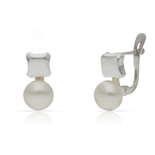 [AG1676] PENDIENTES PLATA 925MM PERLAS
