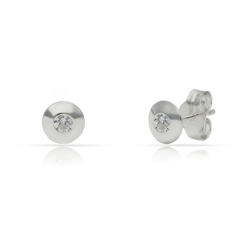 [AG1702] PENDIENTES PLATA 925MM CIRCONITAS - 5MM
