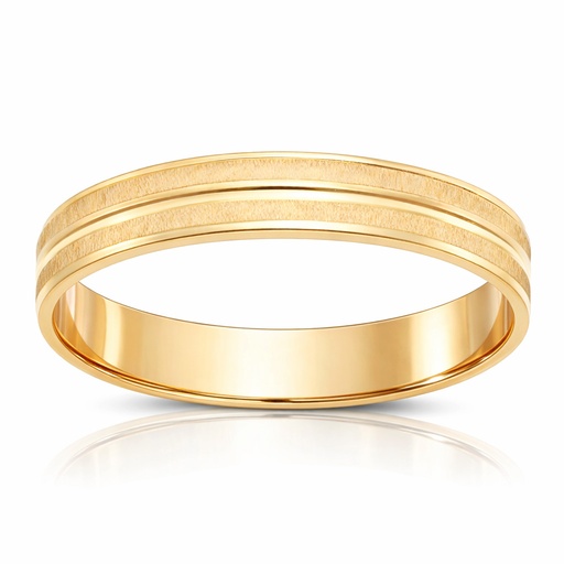 ALIANZA ORO 18KL TALLADA - 4MM
