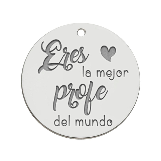 [AG3148] MI HISTORIA - ABALORIO PLATA 925MM MEJOR PROFE