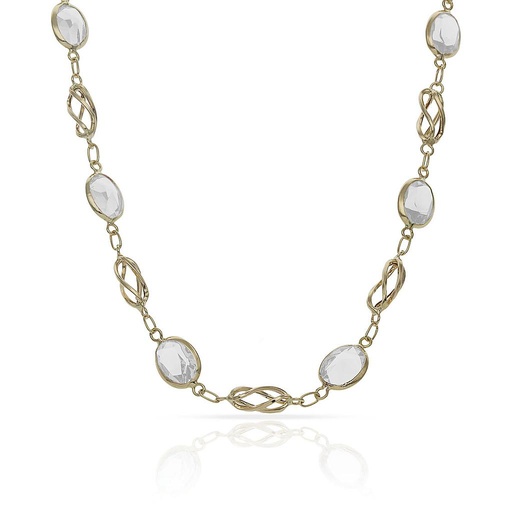 [CO381] COLLAR ORO 18KL CIRCONITAS