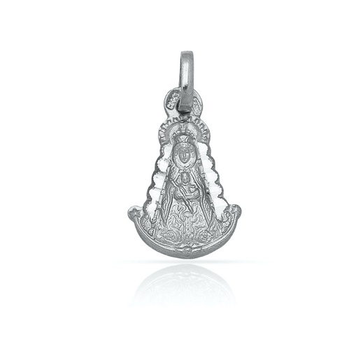 [AG4068] MEDALLA PLATA 925MM V. DEL ROCIO - 11x18MM