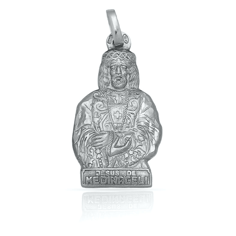 MEDALLA PLATA 925MM CRISTO DE MEDINACELI - 13x24MM