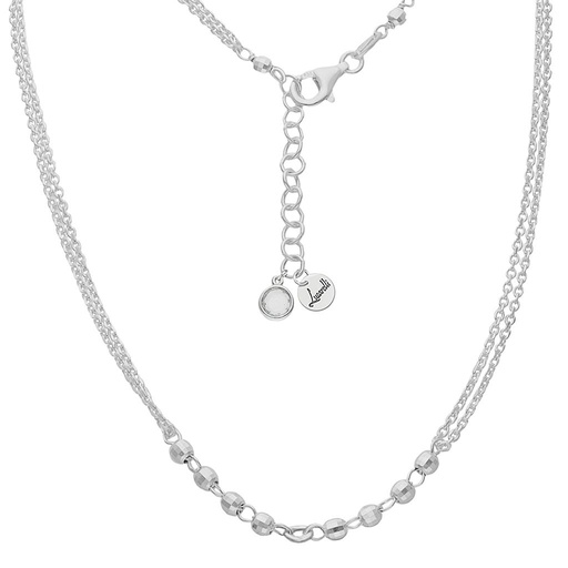 [AG2200C] GARGANTILLA MI HISTORIA PLATA 925MM - CIRCONITA