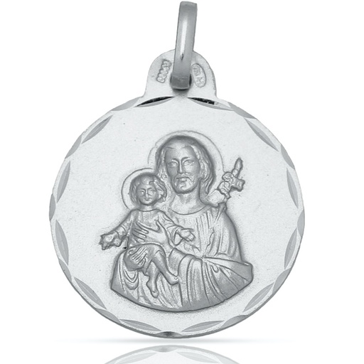 [AG4052] MEDALLA PLATA 925MM SAN JOSE - 21MM