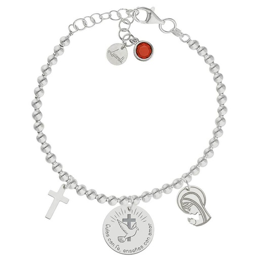 [AG3244] PULSERA MI HISTORIA PLATA 925MM PROFE RELIGION