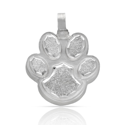 [AG8002] GUARDACENIZAS PLATA 925MM HUELLA PERRO - 23X29MM