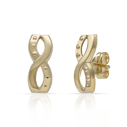 [P1556] PENDIENTES ORO 18KL INFINITOS