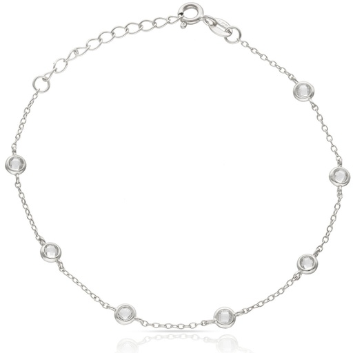 [AG9093] PULSERA PLATA 925MM CHATONES