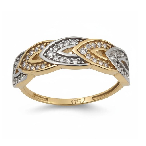 SORTIJA ORO 18KL CIRCONITAS