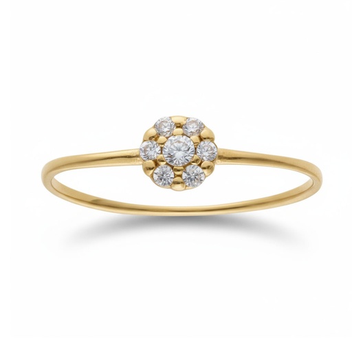 SORTIJA ORO 18KL CIRCONITAS