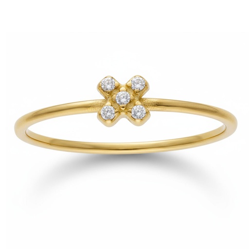 SORTIJA ORO 18KL CIRCONITAS