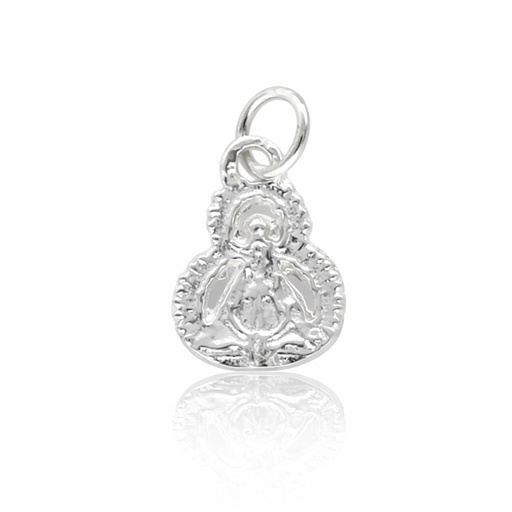 [AG4140] MEDALLA PLATA 925MM VIRGEN DE LA CABEZA PEQUEÑA - 10x14MM