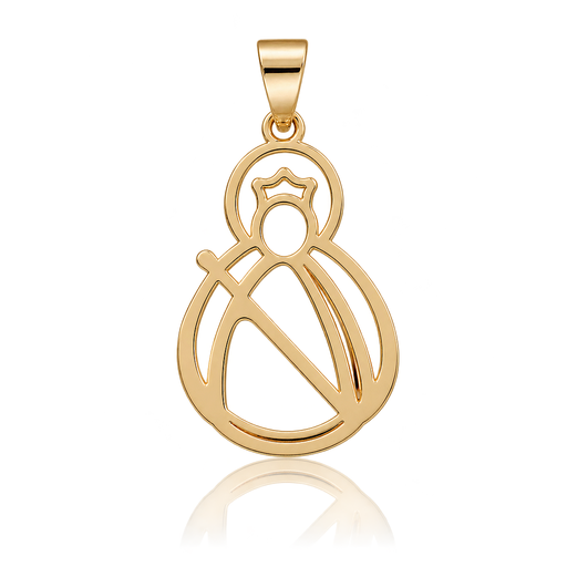 COLGANTE ORO 18KL V. DE LA CABEZA - 3x11MM